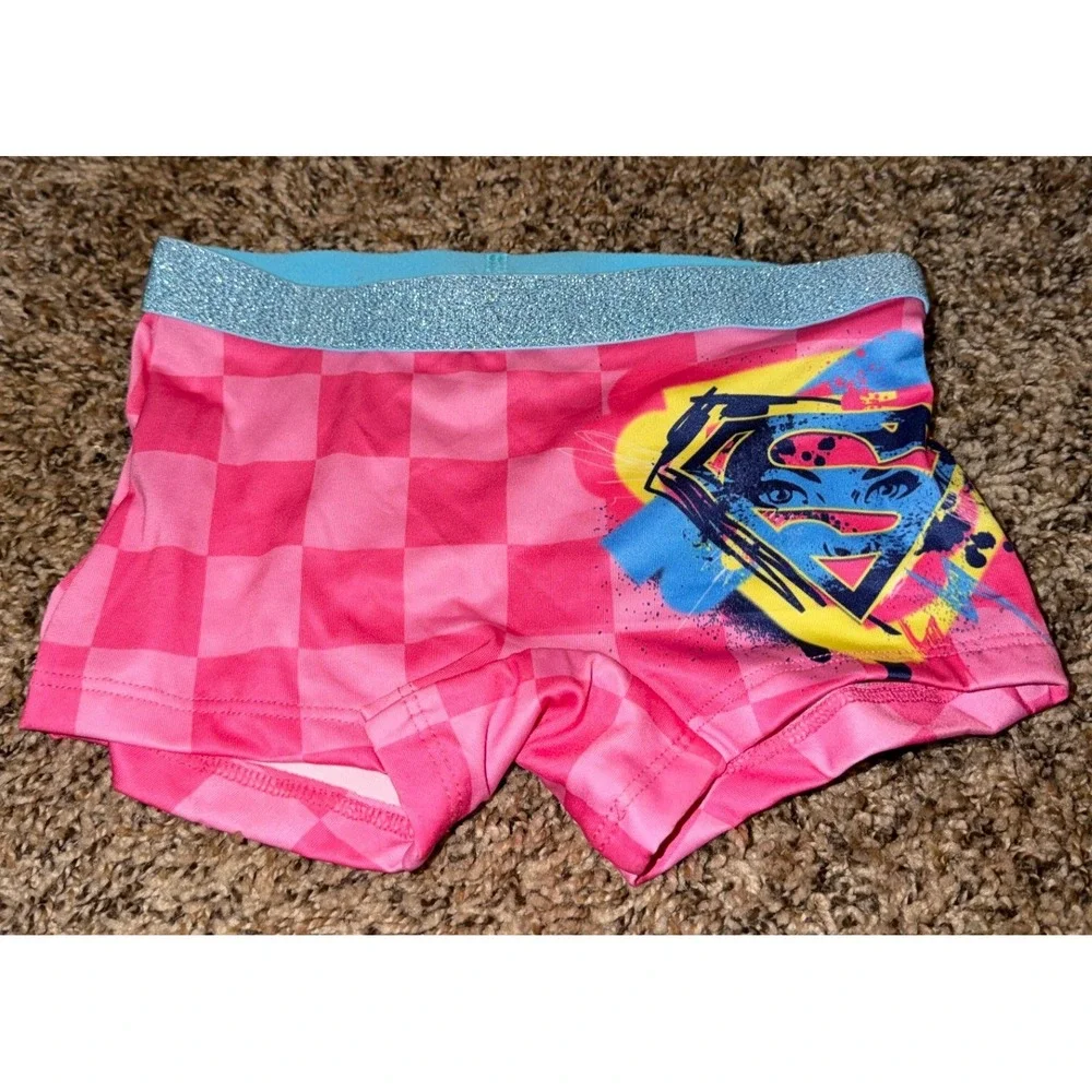 DC Comics Girls Supergirl 4 Pack Girl Shorts Underwear (NWT) Size 4